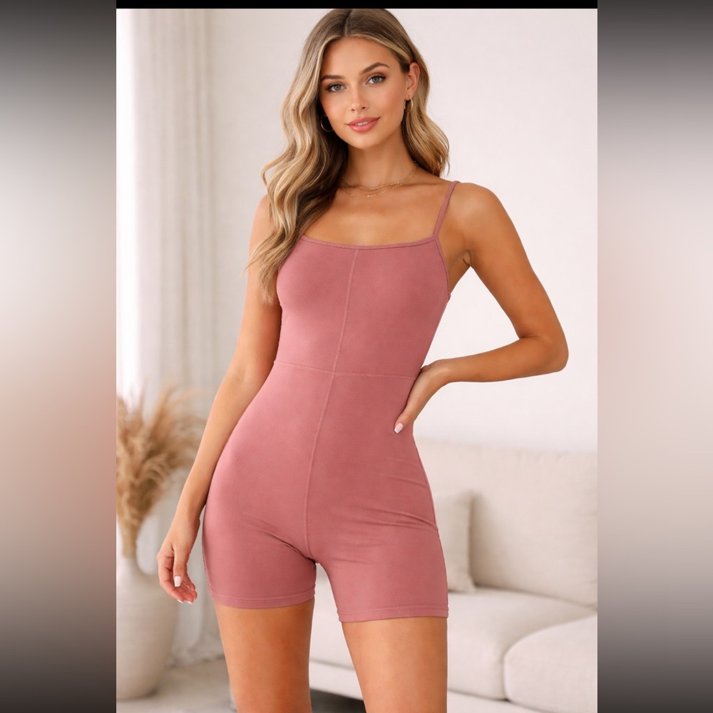 Wilfred Dusty Rose Seamless Romper Bodysuit